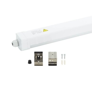 LED Tri-Proof Fixture, 36W, 60cm, Neutral Light, IP65, Linkable 1