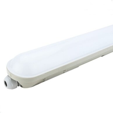 LED šviestuvas, 40W, vandeniui atsparus, 120cm, sujungiamas, šalta balta šviesa