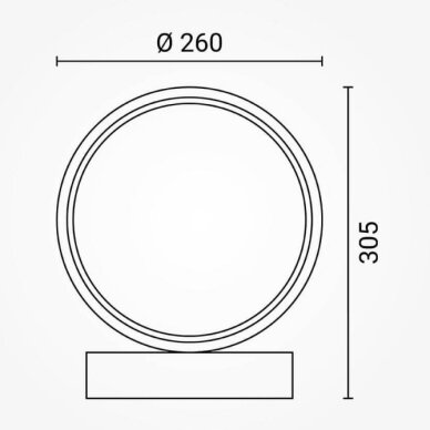 LED Interior Light, 7W, Sand Black, Warm Light 5