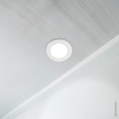 LED šviestuvas, 9W, plonas, temdomas, CCT 3000K-6000K 4