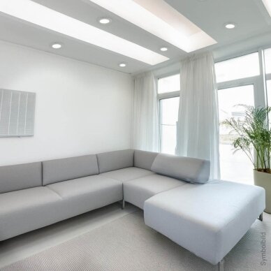LED šviestuvas, 9W, plonas, temdomas, CCT 3000K-6000K 5