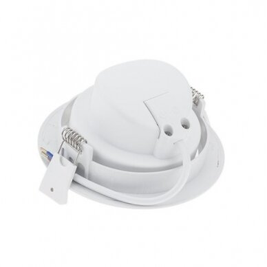 LED šviestuvas, apvalus, pasukamas, 10W, šalta balta šviesa 2 LED šviestuvas, apvalus, pasukamas, 10W, šalta balta šviesa 2