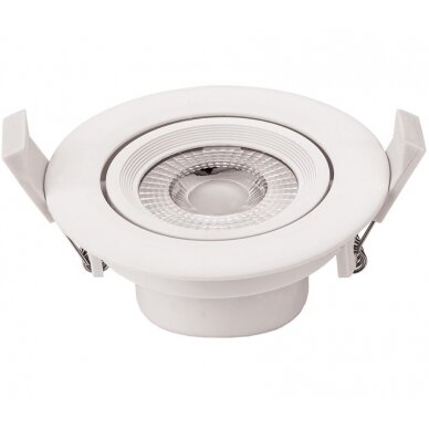 LED Downlight, Round, Rotatable, 5W, White Light