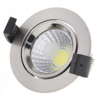 LED Downlight, Round, Rotatable, 8W, White Light