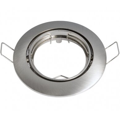 LED Downlight, Round, Rotatable, Inox