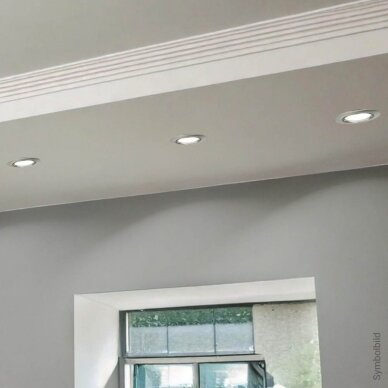 LED Downlight, Round, Rotatable, Inox 2