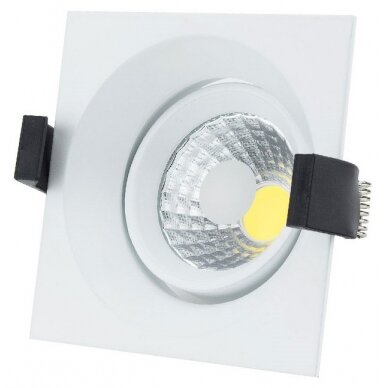 LED Downlight, Square, Build-In, 8W, White Light