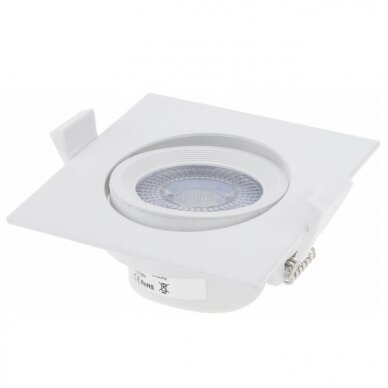 LED Downlight, Square, Rotatable, 5W, Warm Light 1
