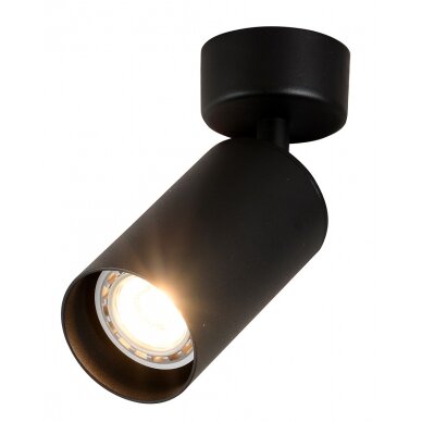 LED taškinis šviestuvas, 1 lemputė, juodas