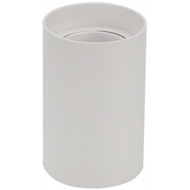 LED taškinis šviestuvas, 10W, apvalus, plastikinis, baltas