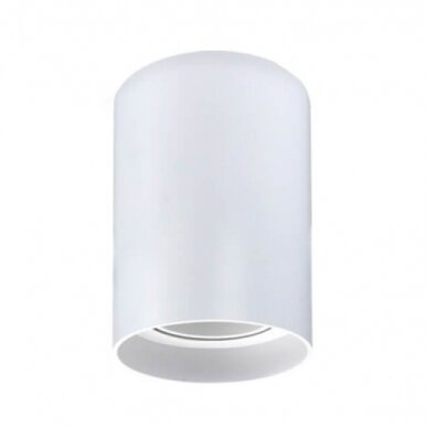 LED taškinis šviestuvas, 10W, apvalus, plastikinis, baltas 1