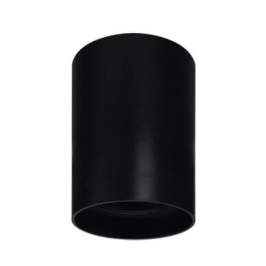 LED taškinis šviestuvas, 10W, apvalus, plastikinis, juodas 1