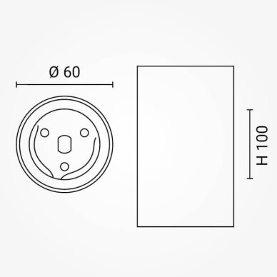 LED Spotlight Fixture, Aluminium, White 3