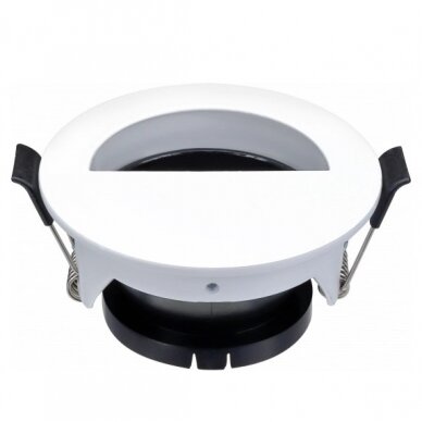 LED Spotlight Fixture, Round, White, Crescent 1