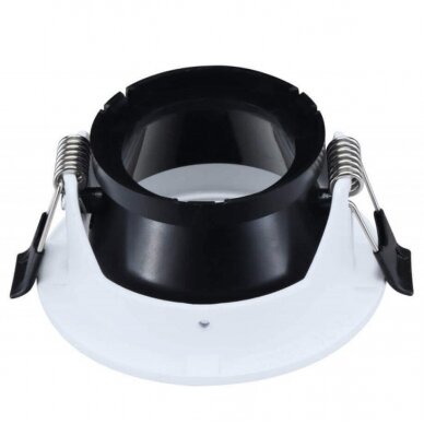LED Spotlight Fixture, Round, White, Crescent 2