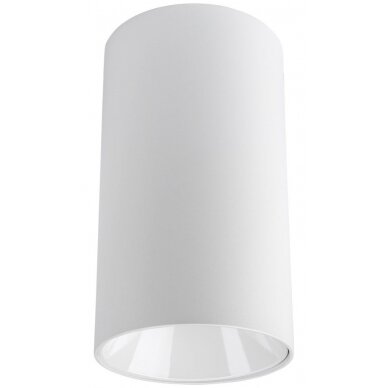 LED taškinis šviestuvas, apvalus, baltas reflektorius 1