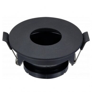 LED Spotlight Fixture, Round, Black, Round 1