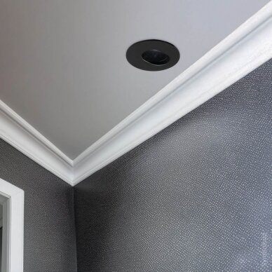LED Spotlight Fixture, Round, Black, Oval 3