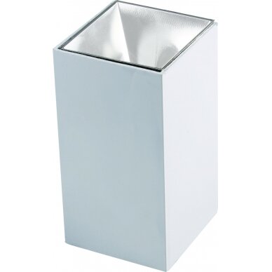 LED Spotlight Fixture, Square, White Reflector