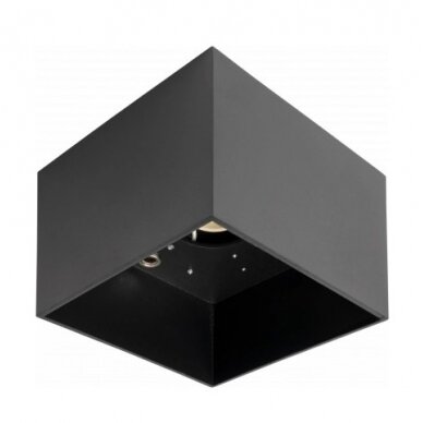 LED Spotlight Fixture, Square, Black 1