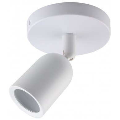 LED Spotlight Fixture, Plastic, White