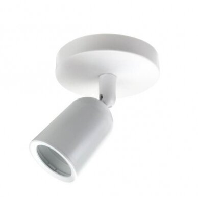 LED Spotlight Fixture, Plastic, White 1