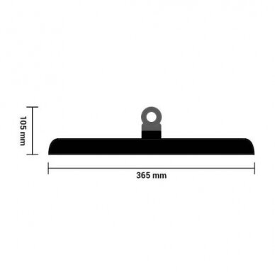 LED Ufo aukštuminis šviestuvas, 120°, 100Lm/W, 200W, šalta balta šviesa 3