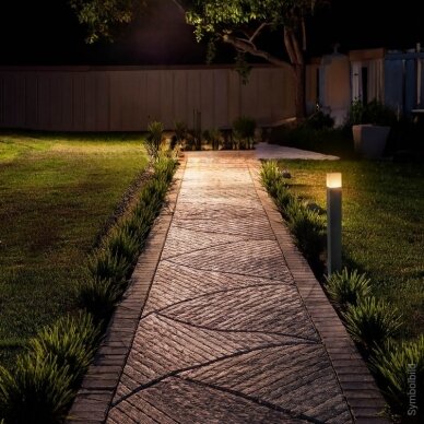 LED vejos lempa, 100cm, tamsiai pilka 1