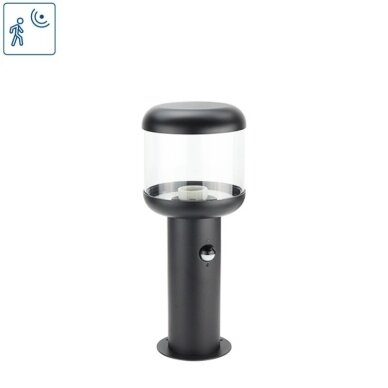 LED Lawn Lamp, E27, IP54, PIR Sensor, 35cm 1
