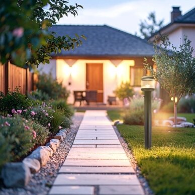 LED Lawn Lamp, E27, IP54, PIR Sensor, 75cm 4