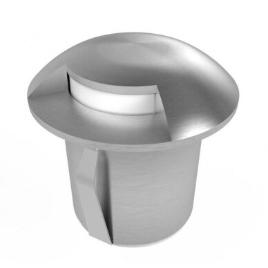 LED Underground Light, Stainless Steel, 1 Light, 1.3W, Warm Light