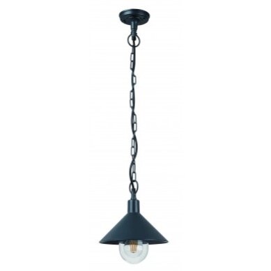 LED kabanti lempa, E27, juoda