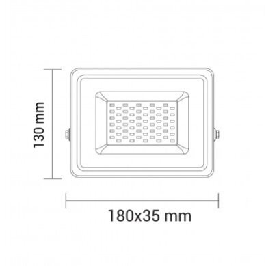 LED prožektorius, baltas, Classic Line2, 30W, šilta balta šviesa 2