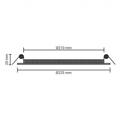 LED Built-In Module, Round, 18W, Neutral Light 2