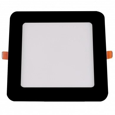 LED Built-In Slim Module, Square, Black, 18W, CCT