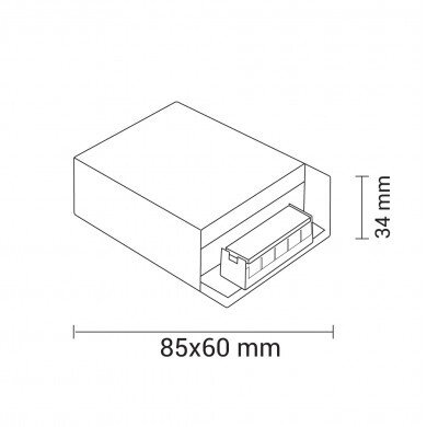 LED Strip Power Supply, 12V, 36W 1