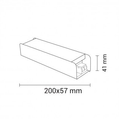 LED juostos maitinimo šaltinis, 24V, 150W, plonas 1