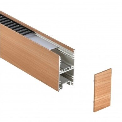 LED linijinis šviestuvas, 38W, medis, CCT šviesa 1