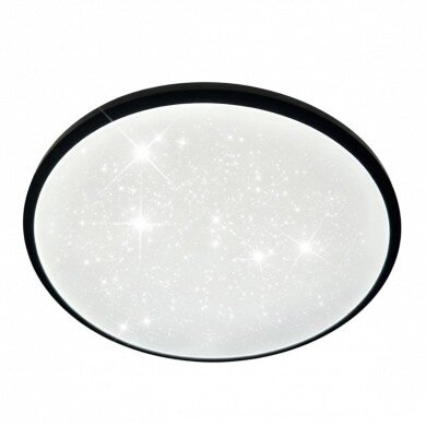 LED lubų šviestuvas, 24W, apvalus, juodas, atmintis, nuotolinis valdymas, CCT šviesa LED lubų šviestuvas, 24W, apvalus, juodas, atmintis, nuotolinis valdymas, CCT šviesa