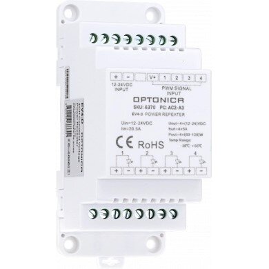 LED Power Repeater, 12-24V, 5A/Ch, 4 Channels 1