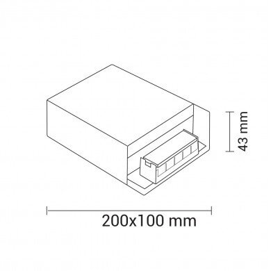 LED maitinimo šaltinis, 24V, 150W 1