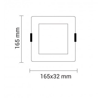 LED mini panelė, kvadratinė, Premium Line, 12W, CCT šviesa 2