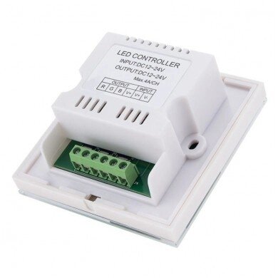 LED RGB Dimmer Wall Console, Sensor, White 1