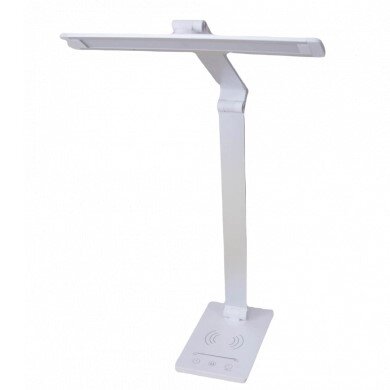 LED Desk Lamp, 7W, Wireless Charging, White Body, CCT Light 1