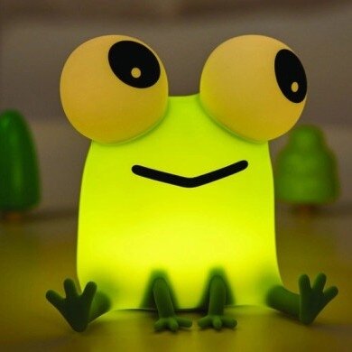 LED žaislinis šviestuvas, 2W, varlė, įkraunamas, šalta balta šviesa 1
