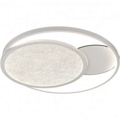 LED Ceiling Light, 64W, White/Grey, CCT Light, Remote Control