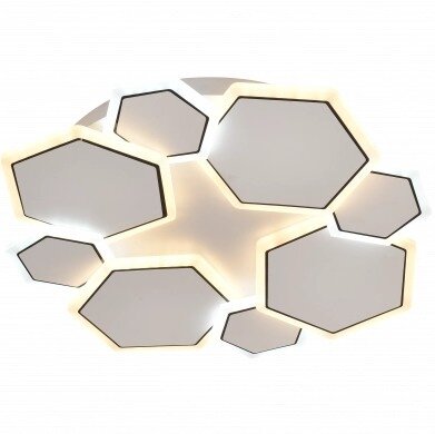 LED Ceiling Light, 68W, White/Grey, CCT Light, Remote Control 2
