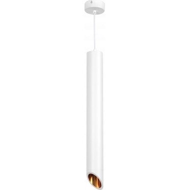 LED Hanging Fixture Fitting, White Body, Gold Inner, 500mm 1