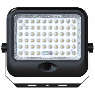 LED Solar Floodlight, 12W, Sensor, Remote Control, CCT