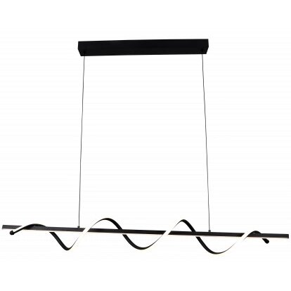 LED Pendant Lamp, 30W, Sand Black, Warm Light